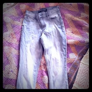 Express Size 8 HighWaist Faded Grey Skinny Jegging